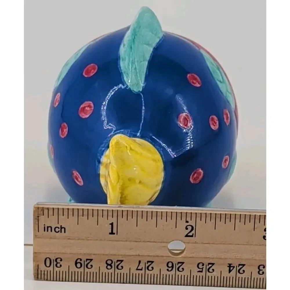 Salt & Pepper Shakers Set Figural Tropical Fish Colorful Ceramic Philippines